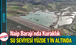 Naip Barajı’nda Kuraklık: Su Seviyesi Yüzde 1’in Altında!