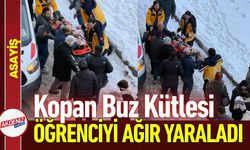 Okul Yolunda Facia: Öğrencinin Başına Buz Düştü