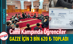 Osmaniye Cami Kampında Öğrenciler Gazze İçin 3 Bin 620 ₺ Topladı!