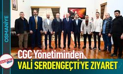 CGC Yönetiminden, Vali Serdengeçti'ye Hayırlı Olsun Ziyareti