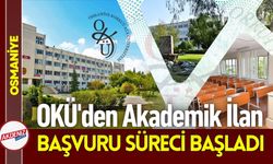 Osmaniye Korkut Ata Üniversitesi Öğretim Üyesi Alıyor