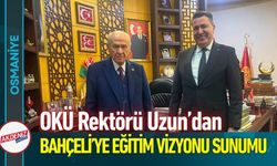 Osmaniye Üniversitesi’nin Yol Haritası Bahçeli’ye Anlatıldı