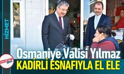 Osmaniye Valisi Yılmaz Kadirli Esnafını Ziyaret Etti
