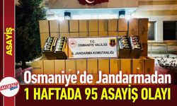 Osmaniye’de Jandarmadan 1 Haftada 95 Asayiş Olayı