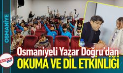 Osmaniye’de Dr. Ahmet Doğru’dan Öğrencilere Dil Dersi