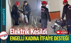 Osmaniye’de Elektrik Kesildi, İtfaiye Yetişti