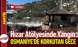 Osmaniye'de Korkutan Gece: Hızar Atölyesinde Yangın