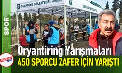 Osmaniye'de Oryantiring Yarışmalarına 450 sporcu katıldı