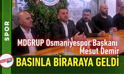 Osmaniyespor Kulüp Başkanı Mesut Demir, Basınla Buluştu