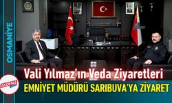 Osmaniye Valisi Yılmaz’dan Emniyet Teşkilatı’na Veda!