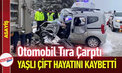 Otomobil Tıra Çarptı, Yaşlı Çift Hayatını Kaybetti!