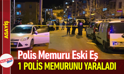 Polis Memuru Eski Eş, 1 Polis Memurunu Yaraladı!