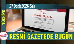 Resmi Gazete'de Bugün (27.01.2026)