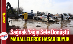 Sağnak Yağış Sele Dönüştü: Mahallelerde Hasar Büyük!