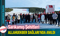 Sarıkamış Şehitleri Allahuekber Dağları’nda Anıldı!