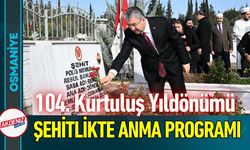 Osmaniye Şehitliğinde Anma Töreni Düzenlendi