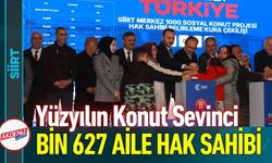 Siirt’te Yüzyılın Konut Sevinci: 1627 Hak Sahibi Belirlendi