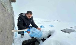 Soğuk Hava Karayazı’yı Vurdu: Su Hatları Buz Tuttu!
