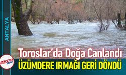 Kuruyan Irmak Coştu: Üzümdere’de Su Seviyesi Yükseldi