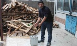 Taş Ocağına Benzin Döktü: Alevler Her Yanını Sardı