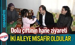 Osmaniye'de Dolu Çifti, Aile Ziyaretlerini Sürdürüyor