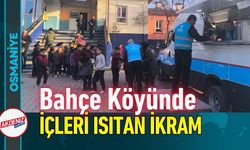 Osmaniye'de Öğrencileri Isıtan İkram!
