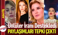 Ünlüler İran'ı Destekledi; Paylaşımları Tepki Çekti