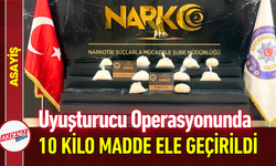 Uyuşturucu Operasyonunda 10 Kilo Madde Ele Geçirildi!