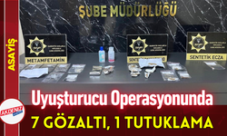 Uyuşturucu Operasyonunda 7 Gözaltı, 1 Tutuklama!