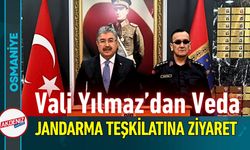Osmaniye Valisi Yılmaz'dan Jandarma'ya Veda Ziyareti