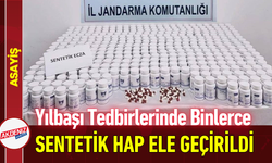 Yılbaşı Tedbirlerinde Binlerce Sentetik Hap Ele Geçirildi!