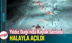 Yıldız Dağı’nda Kayak Sezonu Halayla Açıldı!