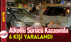 Alkollü Sürücü Kazasında 6 Kişi Yaralandı!
