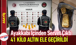 Ayakkabı İçinden Servet Çıktı: 41 Kilo Altın Ele Geçirildi!