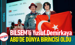 BİLSEM Öğrencisi Yusuf Demirkaya ABD’de Dünya Birincisi Oldu!