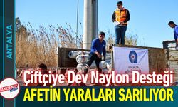 121 Çiftçiye Can Suyu: 212 Bin Metrekare Naylon Desteği