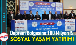 Deprem Bölgesine 100 Milyon ₺ Sosyal Yaşam Yatırımı!