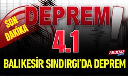 Balıkesir'de Korkutan Deprem: Sındırgı 4.1 ile Sallandı!