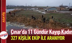 Çınar’da 11 Gündür Kayıp Kadın, 327 Kişilik Ekiple Aranıyor