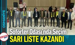 Osmaniye Düziçi'nde Şoförler Odası’nda "Sarı Liste" Zaferi