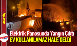 Elektrik Panosunda Yangın Çıktı: Ev Kullanılamaz Hale Geldi!