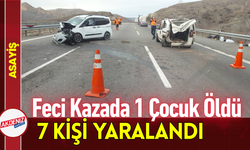 Feci Kazada 1 Çocuk Öldü, 7 Kişi Yaralandı!