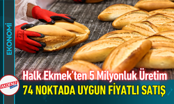 Halk Ekmek’ten 5 Milyonluk Üretim: 74 Noktada Satış!