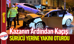 Kazanın Ardından Kaçış: Sürücü Yerine Yakını Oturdu!