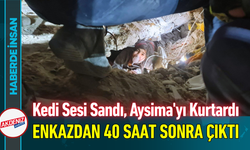 Kedi Sesi Sandı, Aysima'yı Kurtardı: Enkazdan 40 Saat Sonra Çıktı!