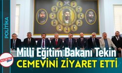 Milli Eğitim Bakanı Tekin Cemevini Ziyaret Etti!