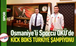 Osmaniyeli OKÜ Öğrencisi Kick Boksta Türkiye Şampiyonu