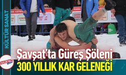 Kar Üstünde Kıyasıya Mücadele: Şavşat’ta Güreş Şöleni