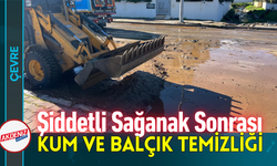 Şiddetli Sağanak Sonrası Kum ve Balçık Temizliği!