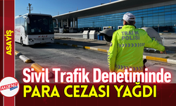 Sivil Trafik Denetiminde Para Cezası Yağdı!